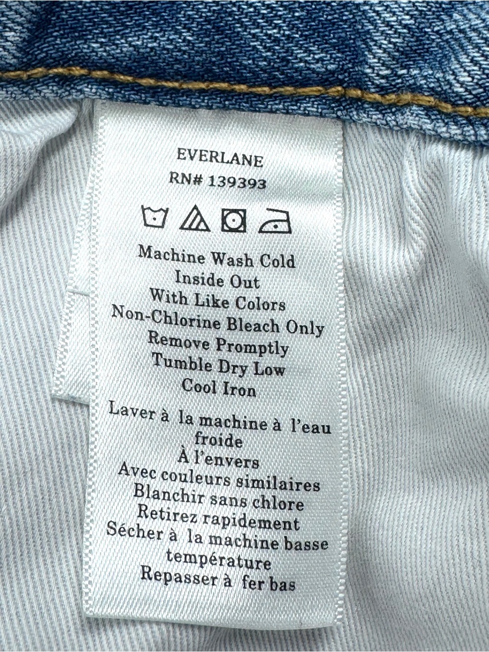 Everlane Super Soft Organic Straight Leg Jeans - Picture 10 of 11